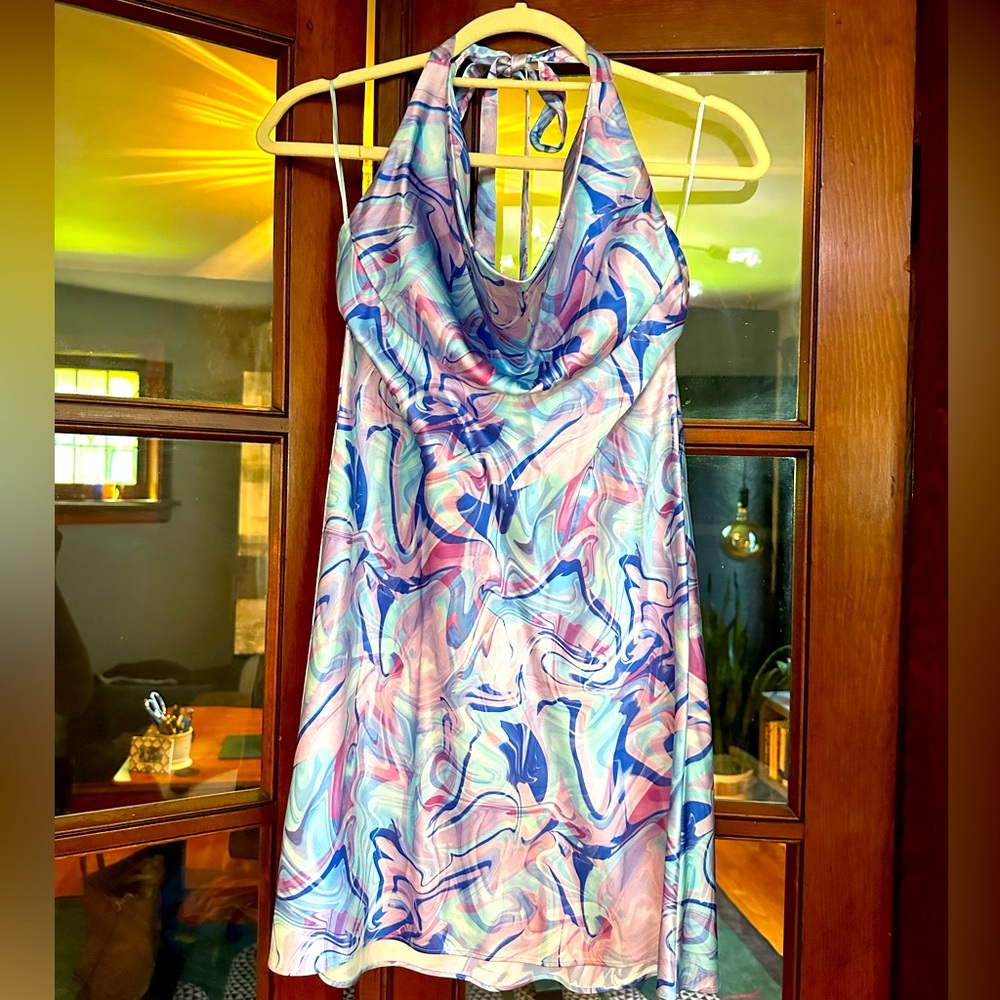 Cami NUC halter dress SIZE SMALL